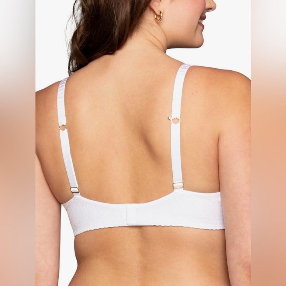Vanity Fair Effortless Convertable Underwire Bra 78165 White Size 40D - Picture 2 of 11